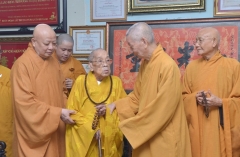 Lễ tang Trưởng lão Hòa thượng Thích Hiển Tu theo nghi thức cấp cao của Giáo hội Phật giáo Việt Nam