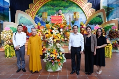 Lãnh đạo Bộ nội vụ - Ban Tôn giáo Chính phủ thăm và chúc mừng HT.Thích Bảo Nghiêm nhân mùa Phật đản PL.2568