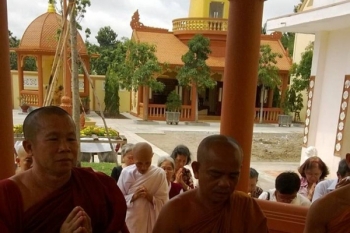 Chùa Viên Giác Vĩnh Long làm lễ an vị tôn tượng Phật