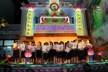 GĐPT Tân Thành tổ chức văn nghệ mừng Phật đản