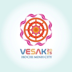 Logo chính thức của Đại lễ Vesak Liên Hiệp Quốc 2025 tại Việt Nam