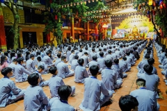Ngày thứ năm khóa tu tuổi trẻ 2024 tại chùa Bằng