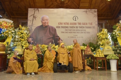 Lễ khánh thọ bách tuế Trưởng lão Hòa thượng - Thiền sư Thích Thanh Từ