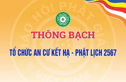 Thông bạch tổ chức An cư kết hạ Phật lịch 2567