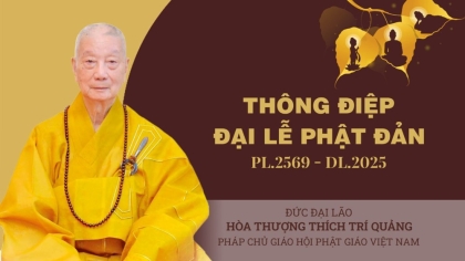 Thông điệp Đại lễ Phật đản PL 2569 - DL 2025