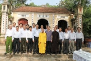 Bắc Ninh : Bộ trưởng Bộ Công an Trần Đại Quang dâng hương tại chùa Dạm