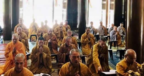 Hà Tĩnh: Lễ cầu siêu chung thất Phật tử Phúc Từ