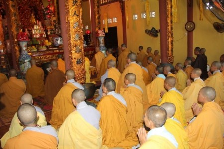  Trường hạ Thánh Long tổ chức khai khóa an cư kiết hạ PL 2559