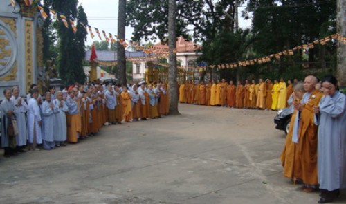 Lễ Phụng tống kim quan HT Thích Minh Thiện