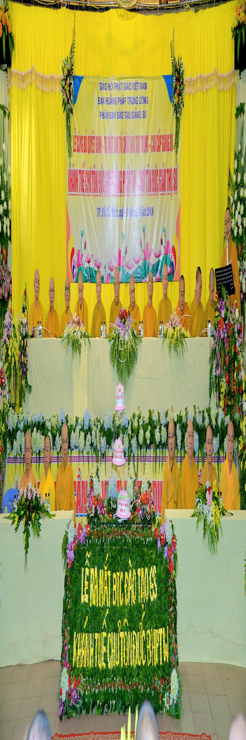 Lễ ra mắt nhân sự ban lãnh đạo đào tạo Trung – Cao cấp Giảng sư