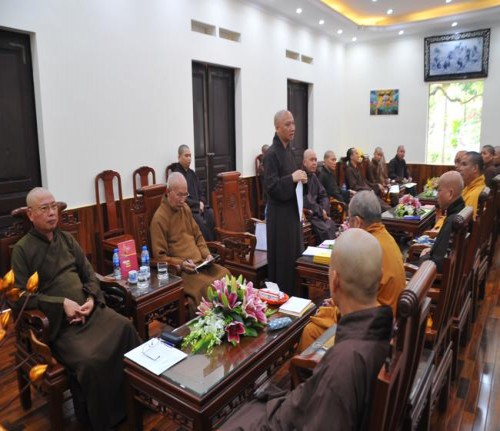 Họp chuẩn bị lễ ra mắt Ban hoằng pháp Trung ương