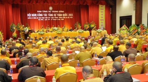 Nghị quyết Hội nghị công tác Tăng sự toàn quốc 2015