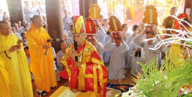 Đại lễ Vu lan báo hiếu, cầu siêu bạt độ, cúng dường trai tăng tại chùa Trúc Lâm Thanh Lương