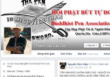Nói về một Diemist chống phá Đạo Phật trên Facebook