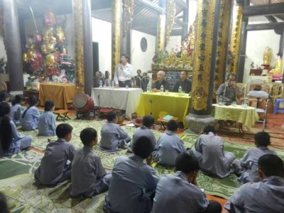 Bế mạc khóa tu mùa hè chùa An Linh Hải Dương
