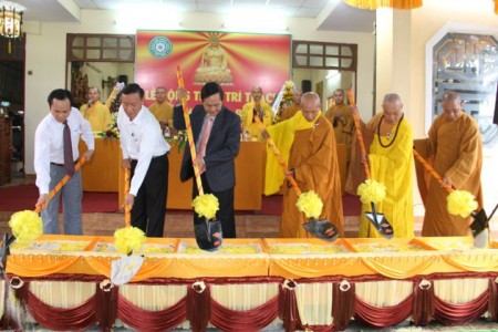 Đà Nẵng: Lễ động thổ xây dựng chùa Bàu Sen