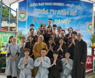 Nhật Bản: Khóa tu mùa hè 2019 tại chùa Đại Nam Himeji