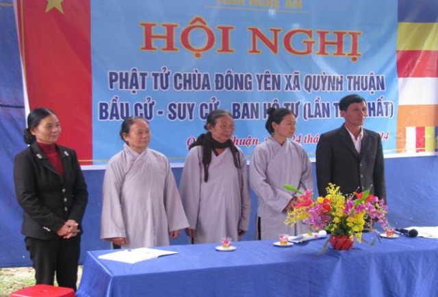Thành lập Ban hộ tự chùa Đông Yên Nghệ An