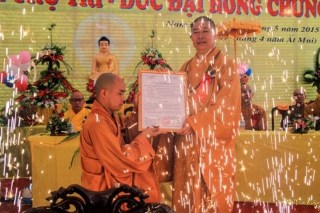 Nghệ An: Lễ bổ nhiệm trụ trì, đúc đại hồng chung chùa Hà (Phúc Linh Tự)