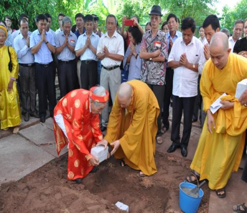 Hà Nội: Lễ khởi công xây dựng cổng Tam Quan chùa Hoa Nghiêm