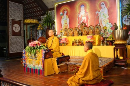 HT. Thích Bảo Nghiêm chứng minh lễ tạ pháp tại chùa Hòa Phúc