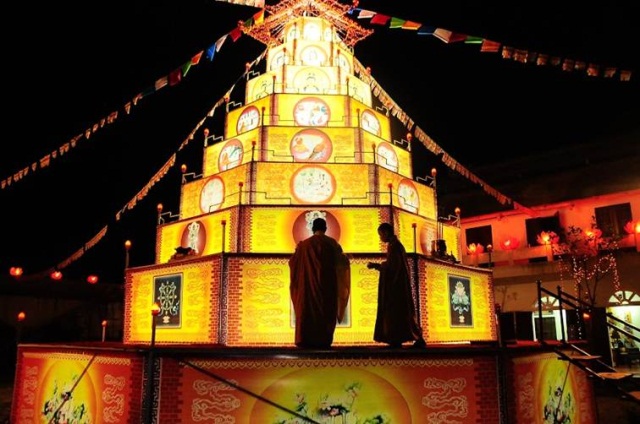 Chùa Hòa Phúc: Khai quang bảo tháp Cửu Phẩm và khai đàn tụng Kinh Vô Lượng Thọ