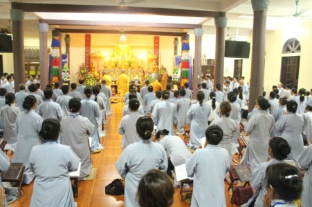 Chùa Hòa Phúc khai đàn tụng kinh Đại Phương Tiện Phật Báo Ân