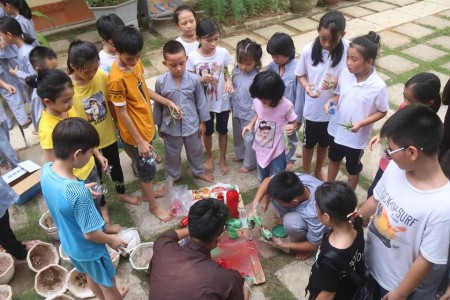 Những hoạt động sôi nổi cho giới trẻ ngày cuối tuần ở chùa Hòa Phúc