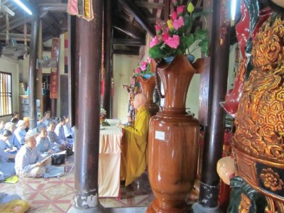 Chùa Hoàng Kim Thái Bình tổ chức khóa tu "Một ngày về Tịnh độ"