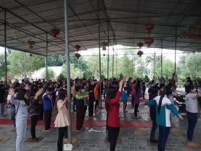 Chùa Khánh Long khoá tu học sinh sinh viên đầu năm