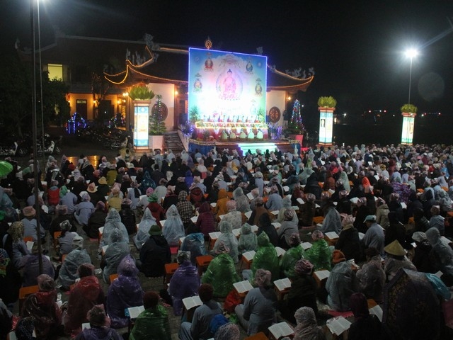 Chùa Ninh Tảo: Chùm ảnh lễ tạ đàn Dược Sư và khởi công xây dựng lầu Quan Âm 