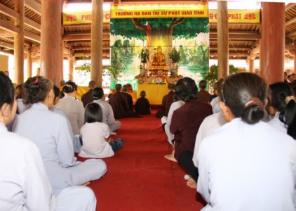 HT. Thích Bảo Nghiêm thuyết giảng tại Hạ trường Tùng Lâm Thanh Lương