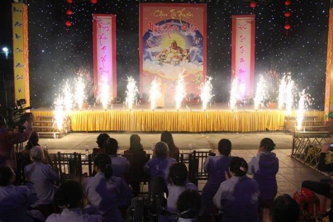 Không khí đón xuân tại chùa Từ Xuyên Thái Bình