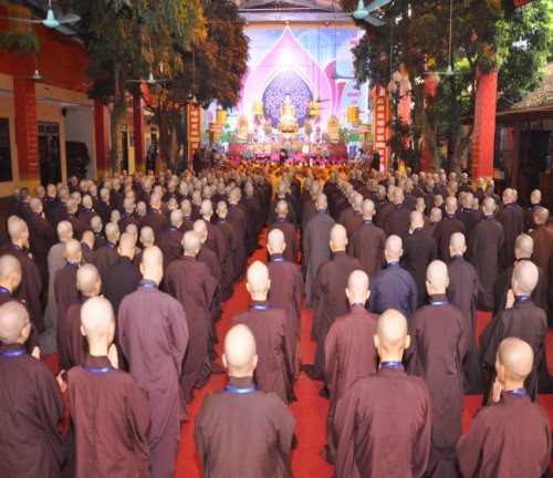 Ngày truyền giới chính thức của Đại giới đàn Hà Nội 2017 (Phần I)