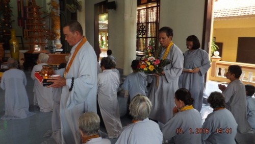 Đạo tràng Bát Quan Trai chùa Đức Hòa tổng kết cuối năm