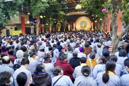 Trước giờ Đại lễ kỷ niệm Đức Phật Thích Ca thành đạo, năm Canh Tý