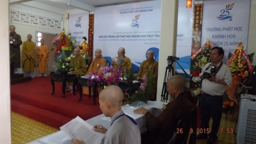 Hội thảo Giáo dục Phật giáo tại Trường TCPH Khánh Hòa