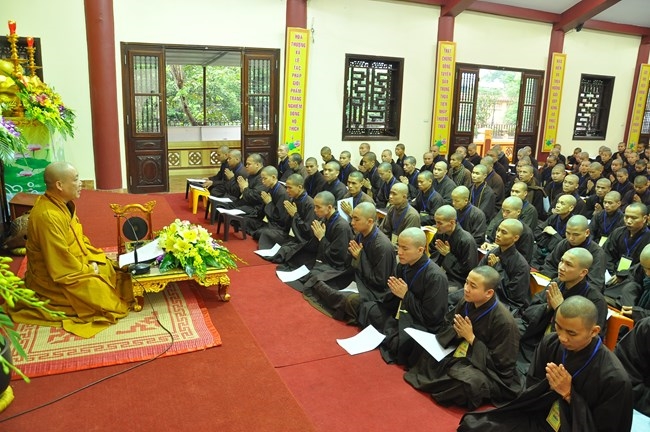 Đại giới đàn Hà Nội, hành sám và pháp thoại Giáo giới 