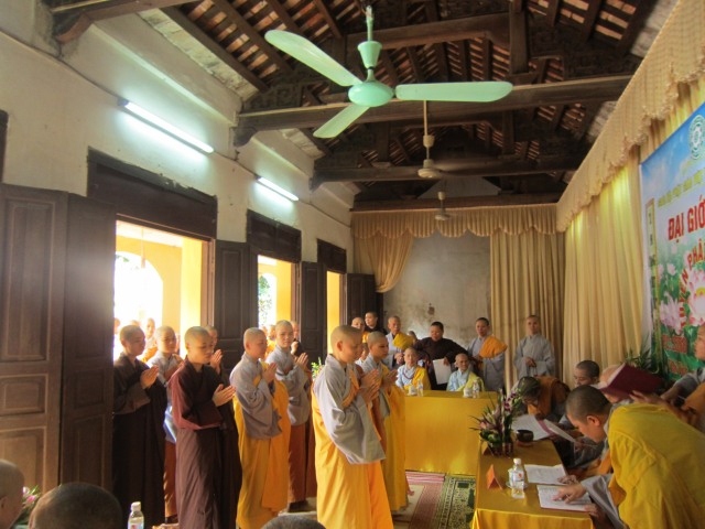 GHPGVN tỉnh Thái Bình tổ chức Đại giới đàn PL. 2558