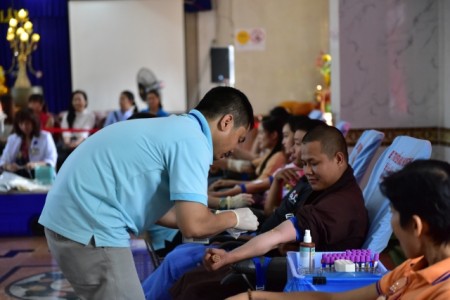 Chùa Giác Ngộ: 239 người tham gia hiến máu nhân đạo đợt 6