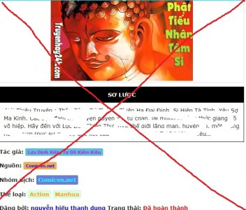 Hoạ sĩ vẽ bìa truyện tranh ngang nhiên công kích Phật giáo 