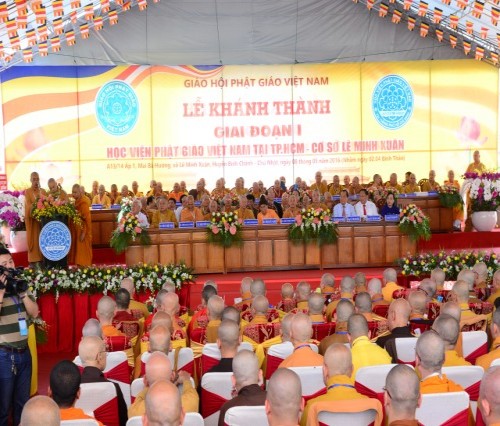 Đại lễ khánh thành giai đoạn 1 HVPGVN tại TP. HCM