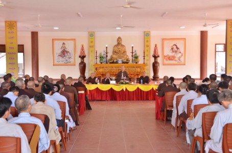 Hà Tĩnh: Hội nghị sơ kết Phật sự 6 tháng đầu năm 2019
