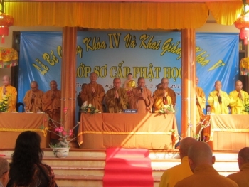 Lễ bế giảng khóa IV - khai giảng khóa V lớp Sơ cấp PH Ninh Hòa