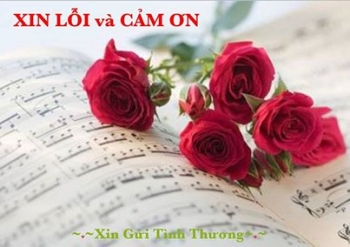 Xin lỗi, tha thứ và cám ơn