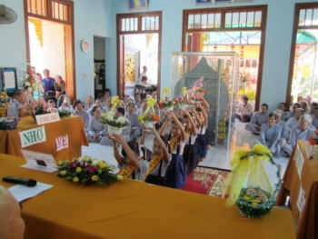 Chùa Minh Châu Khánh Hòa tổ chức lễ hội Vu lan báo hiếu