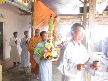 Đak Lak: Niệm Phật Đường Mê Linh làm lễ an vị Phật