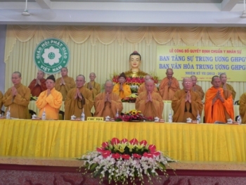 Lễ  ra mắt nhân sự Ban Văn hóa & Ban Tăng sự TƯ GHPGVN