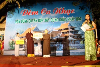 Đăk Nông: Đêm ca nhạc quyên góp xây dựng Chùa Pháp Hoa