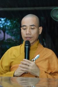 Đại đức Thích Tâm Mẫn đã trở về chùa Hoằng Pháp tác bạch sư phụ